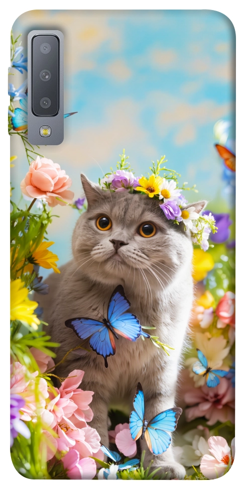 Чохол Spring cat для Galaxy A7 (2018)