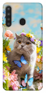 Чохол Spring cat для Galaxy A21