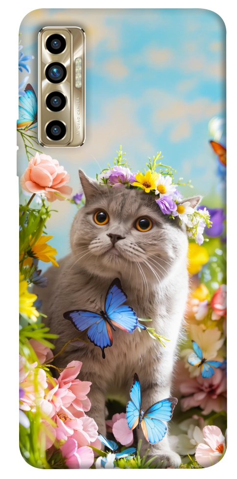 Чохол Spring cat для TECNO Camon 17P