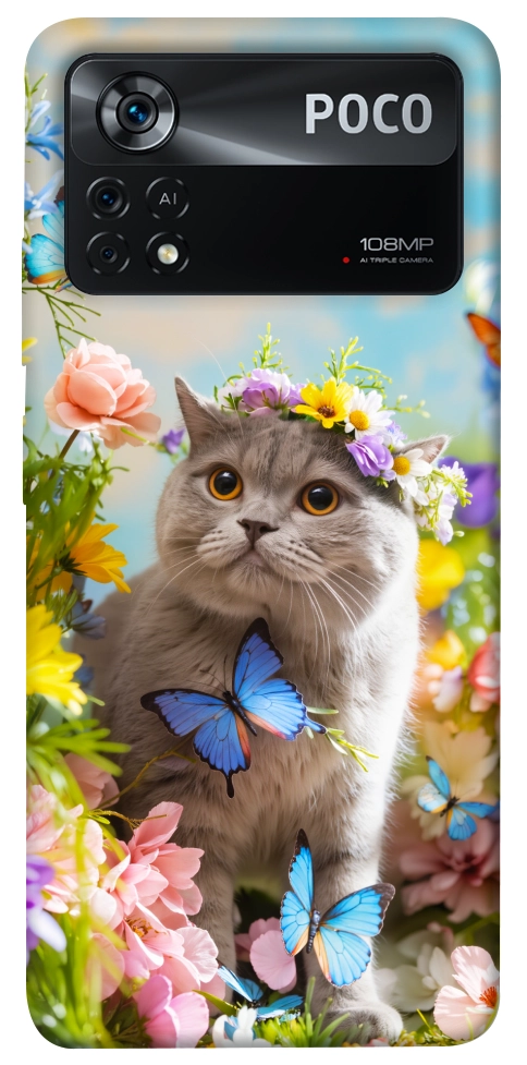 Чохол Spring cat для Xiaomi Poco X4 Pro