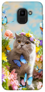 Чохол Spring cat для Galaxy J6 (2018)