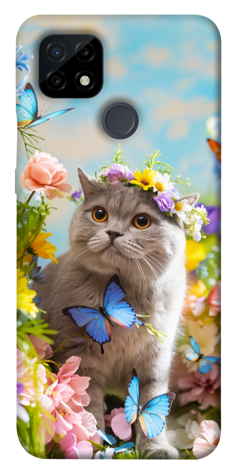 Чохол Spring cat для Realme C21