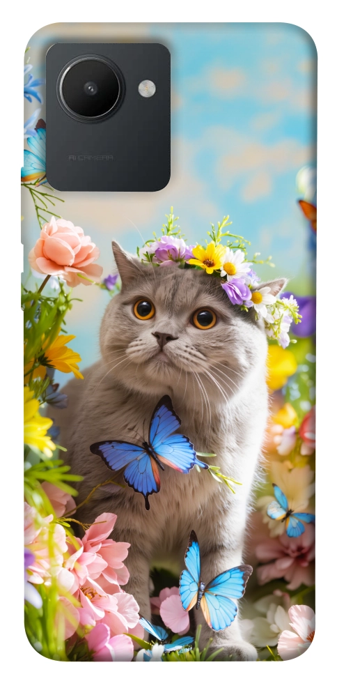 Чехол Spring cat для Realme C30s