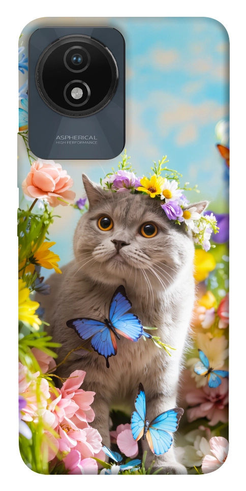 Чехол Spring cat для Vivo Y02