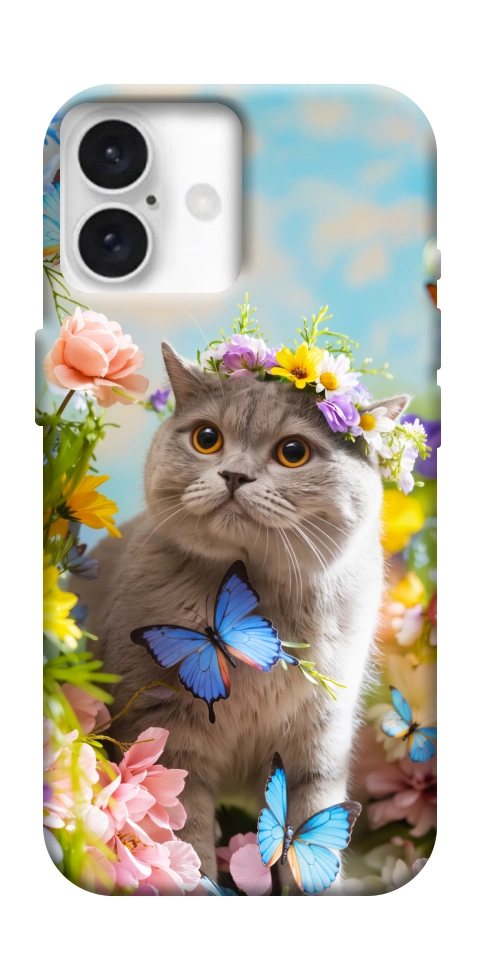 Чехол Spring cat для iPhone 16 Plus