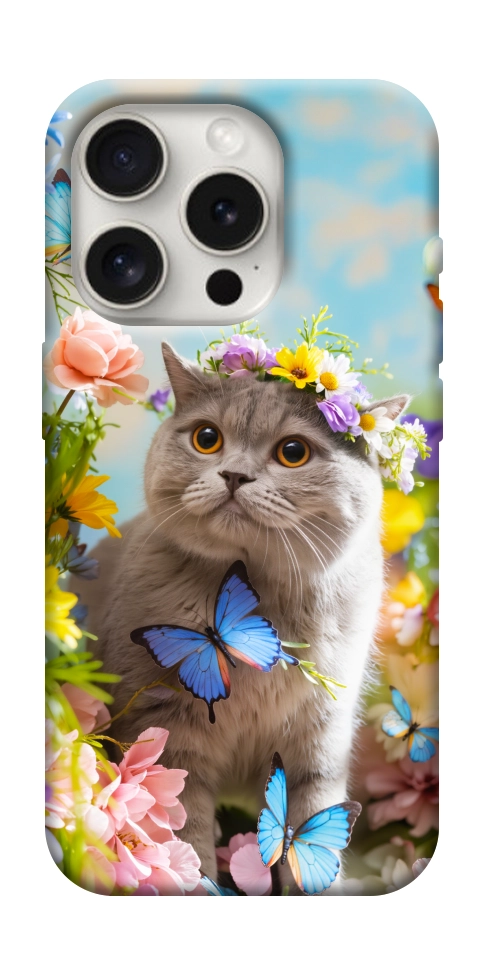 Чехол Spring cat для iPhone 16 Pro