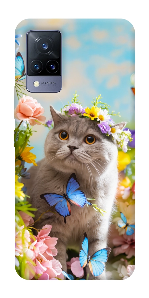 Чехол Spring cat для Vivo V21