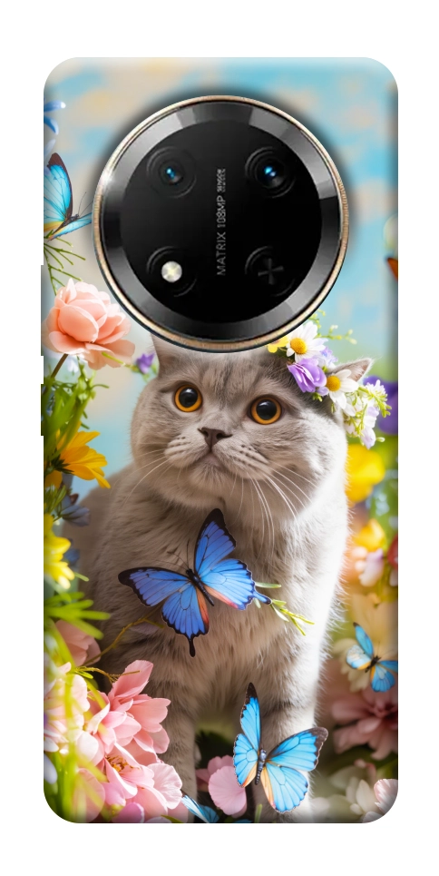 Чехол Spring cat для Huawei Honor X9c