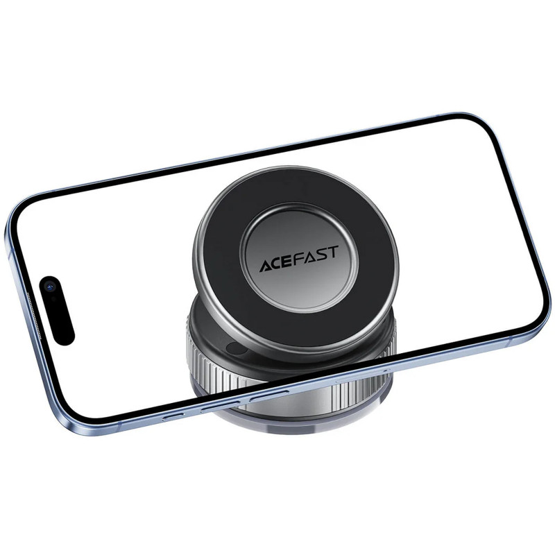 Фото Автотримач Acefast E27 Vacuum Suction Magnetic (Gray) в маназині vchehle.ua