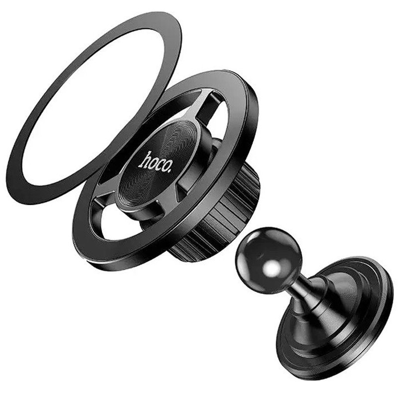 Фото Автотримач Hoco DCA46 Mini magnetic (center console) (Black) на vchehle.ua