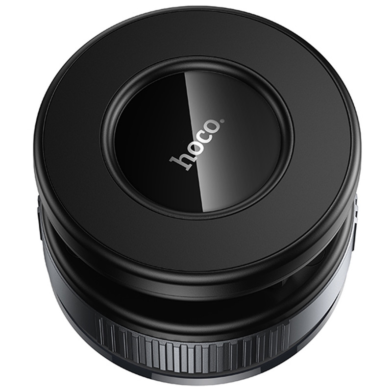 Фото Вакуумно-магнитный держатель для телефона Hoco H86 Dragon manual suction cup magnetic (universal) (Black / Metal gray) в магазине vchehle.ua