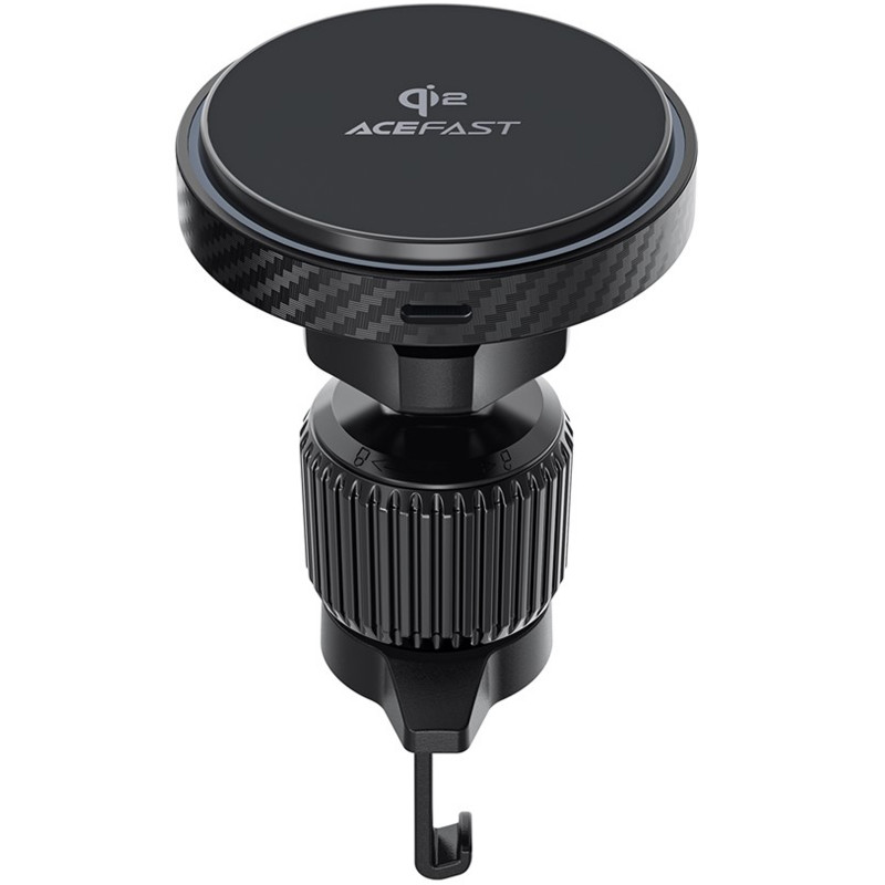 Автодержатель с БЗУ Acefast D33 Qi2 Magnetic Wireless Charging 15W (Black) в магазине vchehle.ua