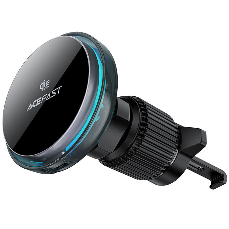 Автодержатель с БЗУ Acefast D61 Magnetic Wireless Charging Qi2 25W (Gray)