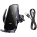 Купить Автодержатель с БЗУ Hoco CA202 Plus (Black) на vchehle.ua