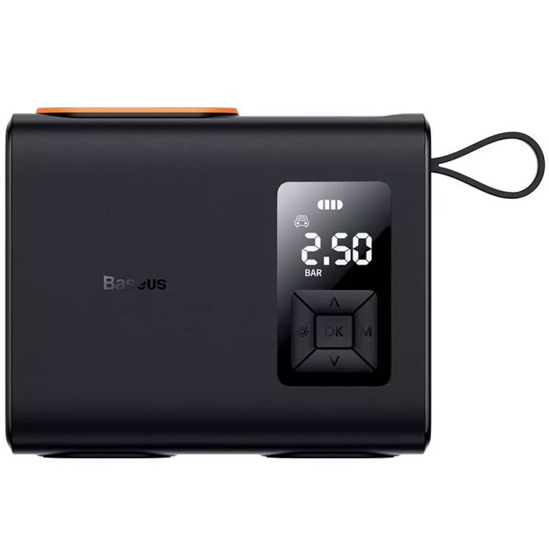 Автомобільний насос Baseus Mega EnergyPump Series Dual Cylinder 6000 mAh (CRNL060001) (Black)