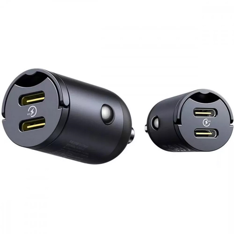 АЗУ Baseus Tiny Star Mini 30W (2USB-C) (C00035001121) (Black) в магазине vchehle.ua