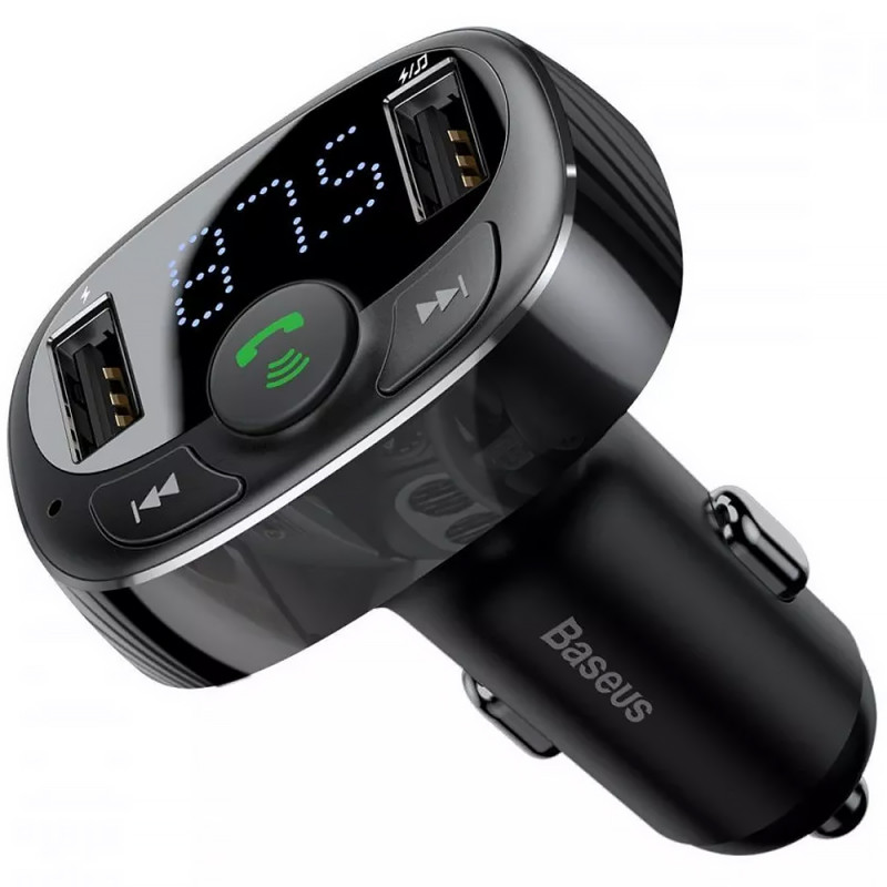 АЗП FM модулятор Baseus S-09A 10W (2USB-A) (CCMT)