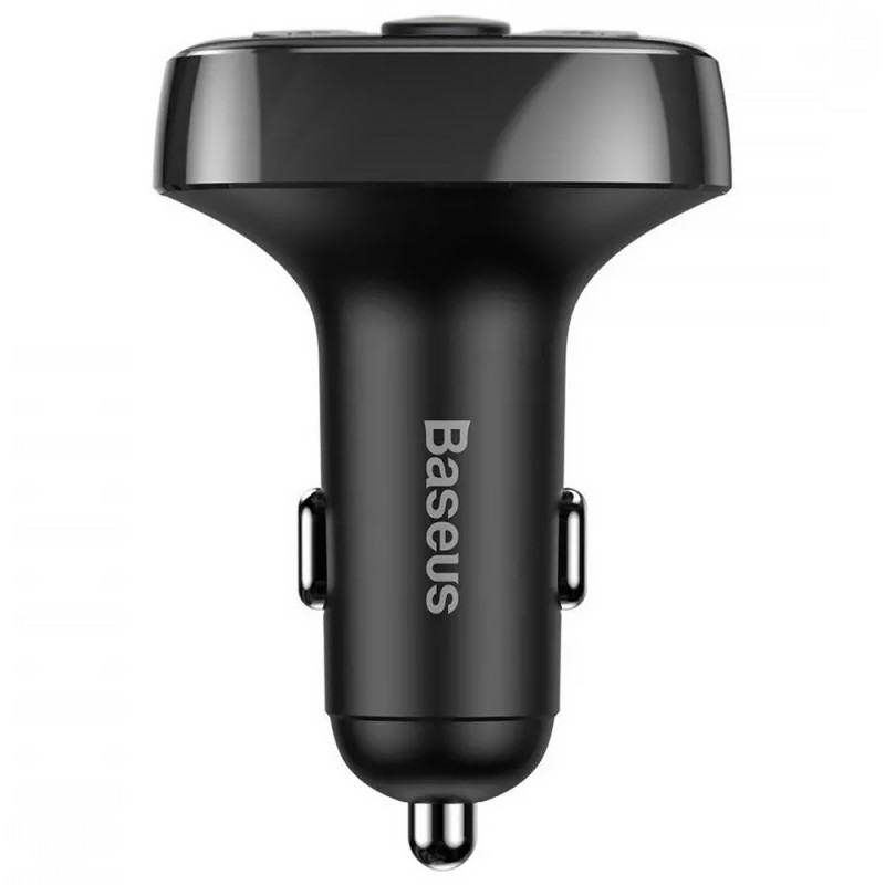 Фото АЗП FM модулятор Baseus S-09A 10W (2USB-A) (CCMT) (Black) в маназині vchehle.ua