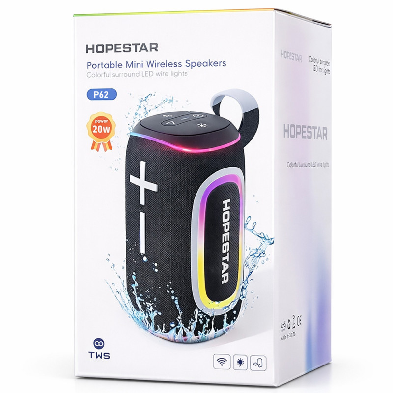 Фото Bluetooth колонка Hopestar P62 20W (Black) в магазине vchehle.ua