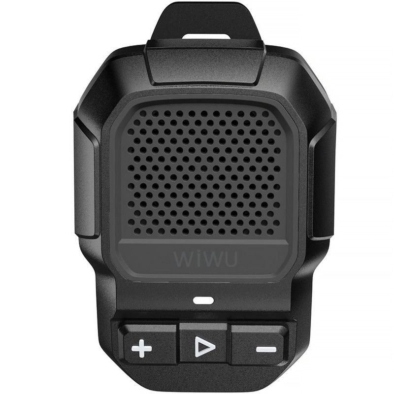 Bluetooth Колонка WiWU SPK-001 Buddy Fun with Magnetic Clip (Black) в магазині vchehle.ua