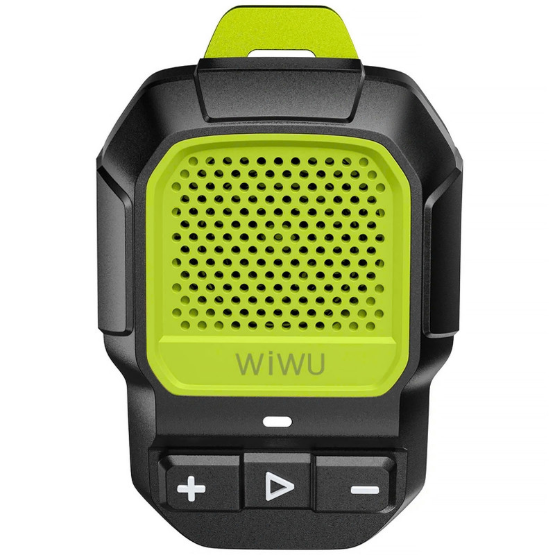 Bluetooth Колонка WiWU SPK-001 Buddy Fun with Magnetic Clip (Green) в магазині vchehle.ua