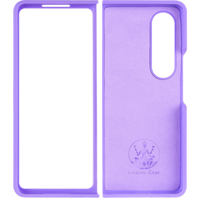 Фото Чохол Foldables Silicone Cover Lakshmi (AAA) на Samsung Galaxy Z Fold4 (Бузковий / Dasheen) в маназині vchehle.ua