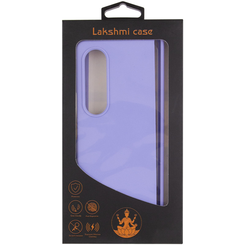 Чохол Foldables Silicone Cover Lakshmi (AAA) на Samsung Galaxy Z Fold4 (Бузковий / Dasheen) в магазині vchehle.ua