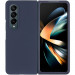 Фото Чохол Foldables Silicone Cover Lakshmi (AAA) на Samsung Galaxy Z Fold4 (Темно-синій / Midnight blue) на vchehle.ua