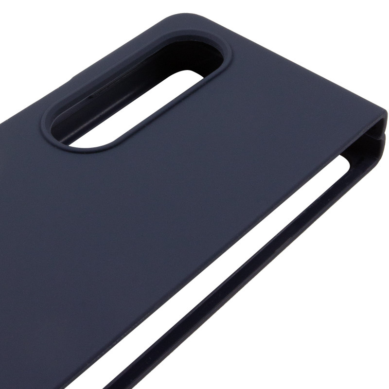 Чохол Foldables Silicone Cover Lakshmi (AAA) на Samsung Galaxy Z Fold4 (Темно-синій / Midnight blue) в магазині vchehle.ua
