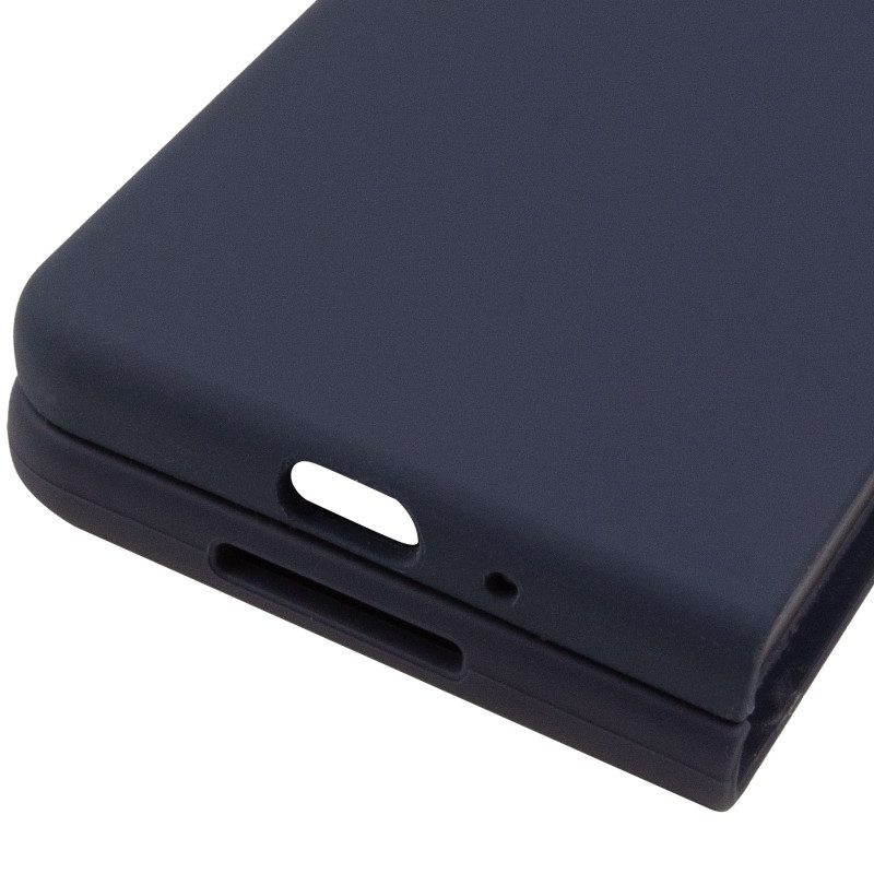 Купити Чохол Foldables Silicone Cover Lakshmi (AAA) на Samsung Galaxy Z Fold4 (Темно-синій / Midnight blue) на vchehle.ua
