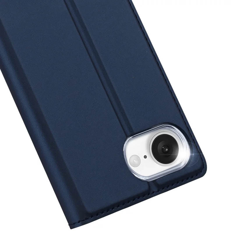 Фото Чехол-книжка Dux Ducis с карманом для визиток для Apple iPhone 16e / 17e (6.1") (Синий) в магазине vchehle.ua