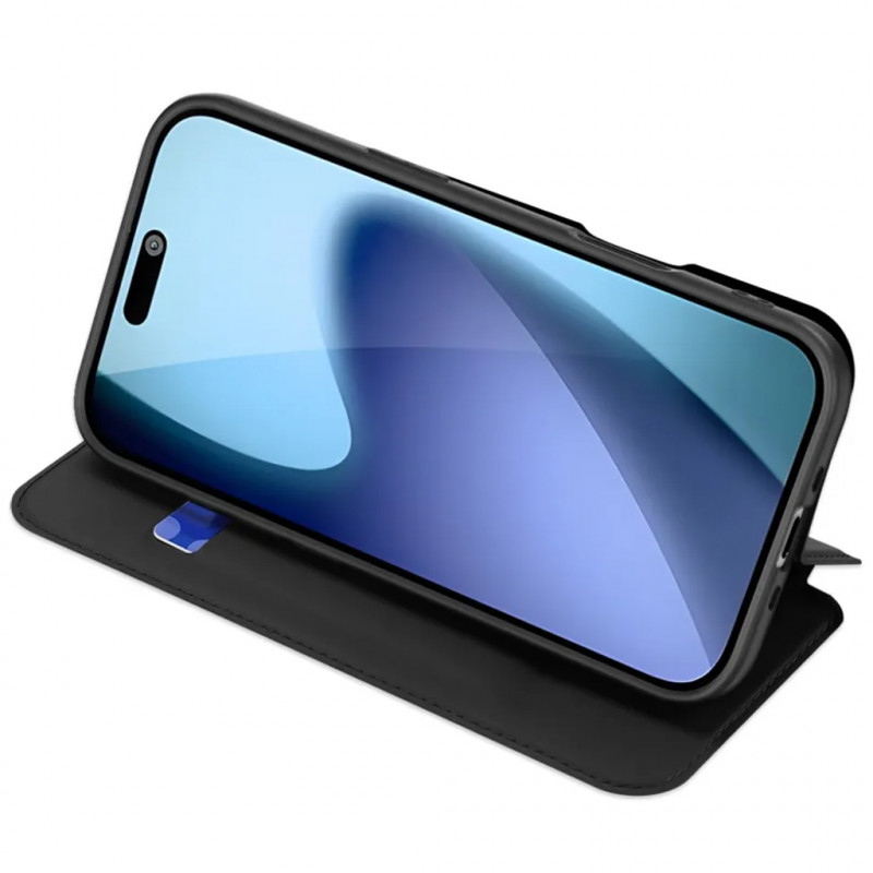 Фото Чохол-книжка Dux Ducis з кишенею для візиток на Apple iPhone 17 Pro Max (6.9") (Чорний) на vchehle.ua