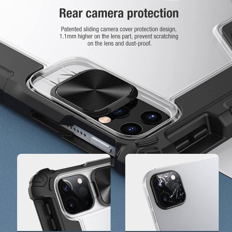 Купити Чохол-книжка Nillkin Bumper Pro дляApple iPad Pro 11" (2020-22) /Air 10.9"(2020-22)/Air 11" 2024-26 (Black) на vchehle.ua