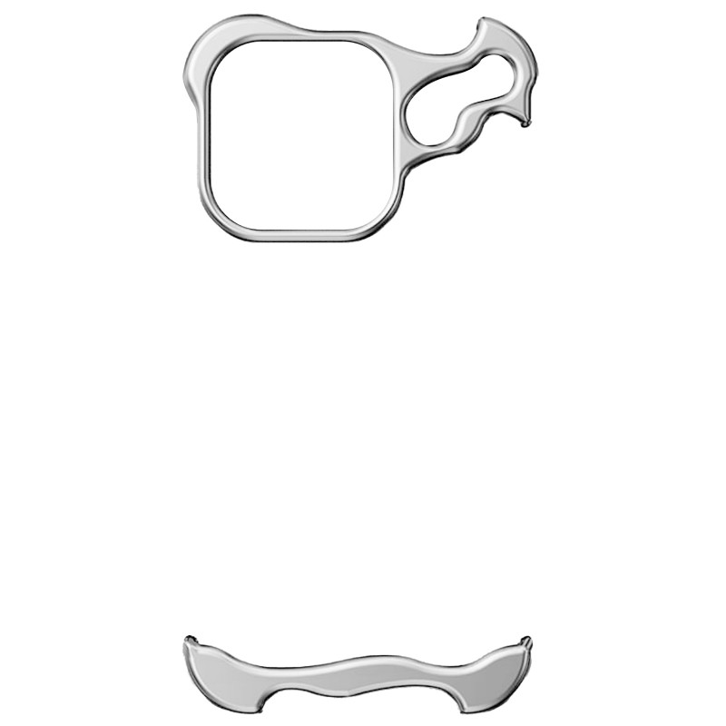 Фото Чехол Minimalist Metal Bumper для Apple iPhone 17 Pro (6.3") (Silver) на vchehle.ua