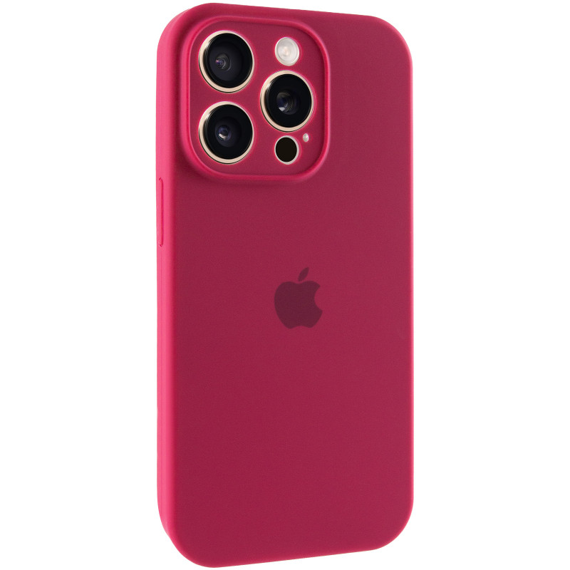 Чохол Silk Full Camera Protective (AA) на Apple iPhone 14 Pro (6.1") (Червоний / Rose Red)