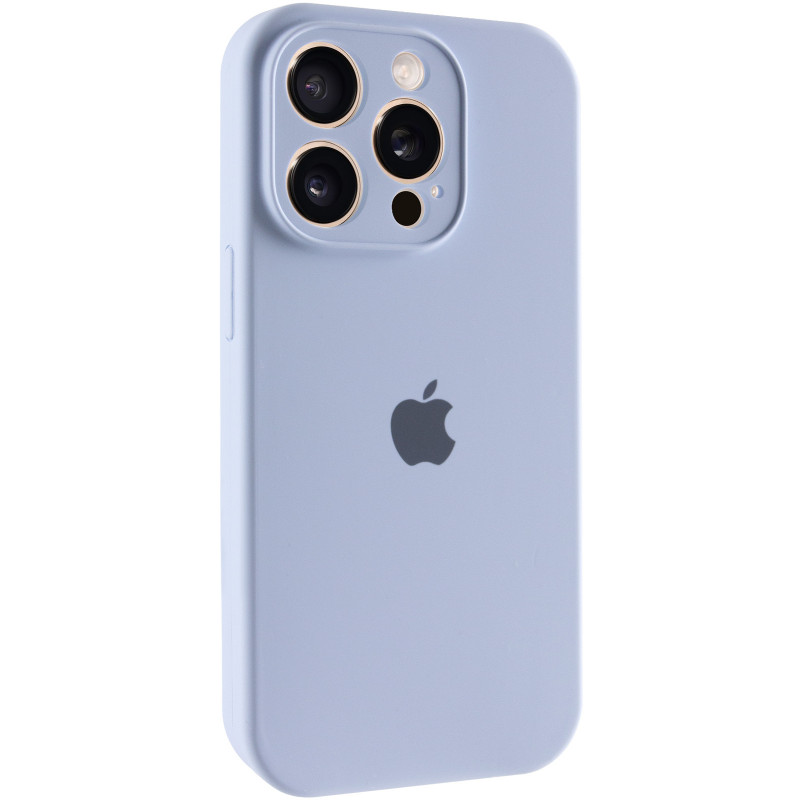 Чехол Silk Full Camera Protective (AA) для Apple iPhone 14 Pro Max (6.7") (Голубой / Lilac Blue)