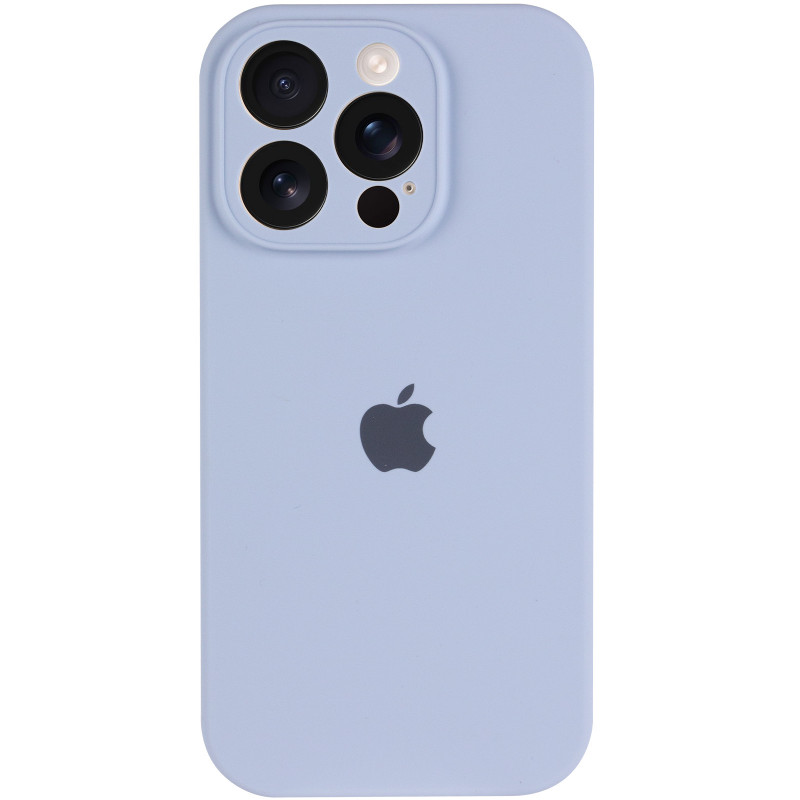 Фото Чехол Silk Full Camera Protective (AA) для Apple iPhone 14 Pro Max (6.7") (Голубой / Lilac Blue) на vchehle.ua