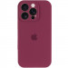 Фото Чехол Silk Full Camera Protective (AA) для Apple iPhone 15 Pro (6.1") (Бордовый / Plum) на vchehle.ua
