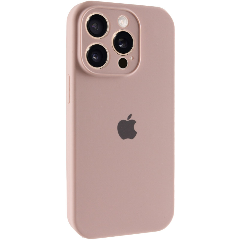 Чехол Silk Full Camera Protective (AA) для Apple iPhone 15 Pro (6.1") (Розовый / Pink Sand)