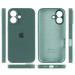 Чохол Silk Full Camera Protective (AA) на Apple iPhone 16 (6.1") (Зелений / Pine green) в магазині vchehle.ua
