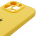 Чохол Silk Full Camera Protective (AA) на Apple iPhone 16 Pro (6.3") (Жовтий / Yellow) в магазині vchehle.ua