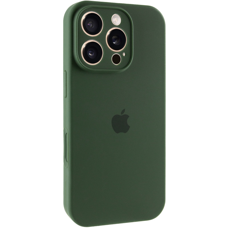 Чохол Silk Full Camera Protective (AA) на Apple iPhone 16 Pro (6.3") (Зелений / Cyprus Green)