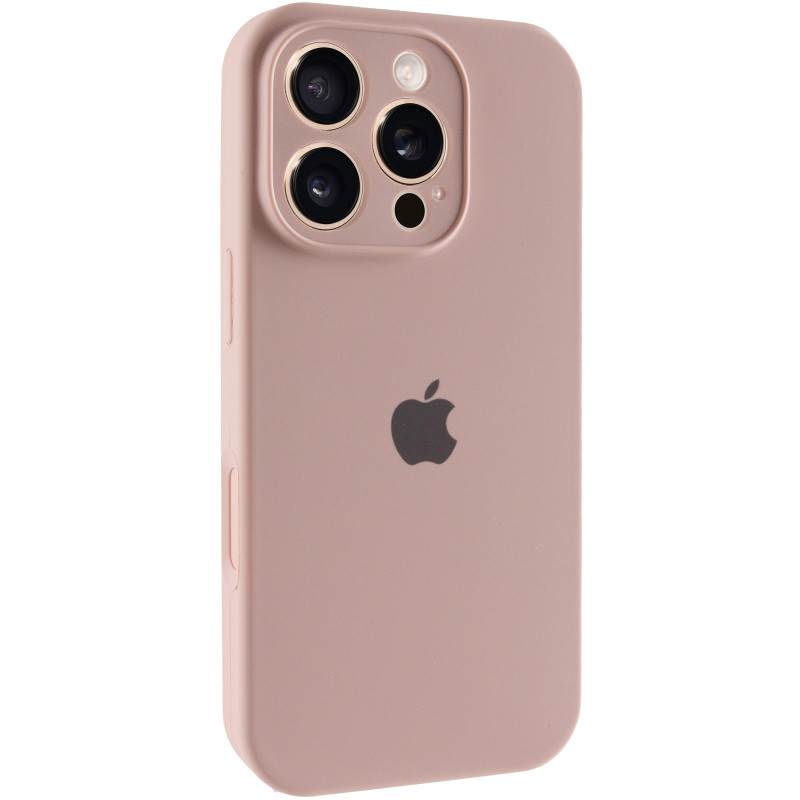 Чохол Silk Full Camera Protective (AA) на Apple iPhone 16 Pro (6.3") (Рожевий / Pink Sand)