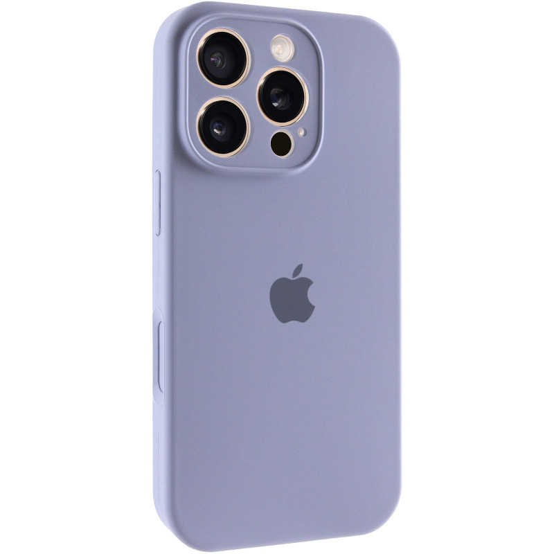 Чохол Silk Full Camera Protective (AA) на Apple iPhone 16 Pro (6.3") (Сірий / Lavender Gray)