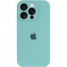 Фото Чехол Silk Full Camera Protective (AA) для Apple iPhone 16 Pro Max (6.9") (Бирюзовый / Marine Green) на vchehle.ua