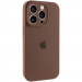 Чехол Silk Full Camera Protective (AA) для Apple iPhone 13 Pro Max (6.7") (Коричневый / Brown)