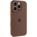 Чохол Silk Full Camera Protective (AA) на Apple iPhone 16 Pro (6.3") (Коричневий / Brown)