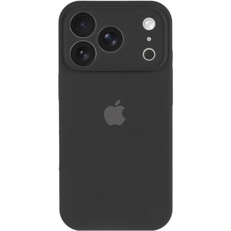 Фото Чехол Silk Full Camera Protective (AA) для Apple iPhone 17 Pro (6.3") (Черный / Black) на vchehle.ua