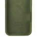 Чохол Silk Full Protective (AA) на Apple iPhone 16e / 17e (6.1") (Зелений / Dark Olive) в магазині vchehle.ua