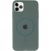 Фото Чехол Silk Full Protective (AA) with Magnetic Fit для Apple iPhone 11 Pro Max (6.5") (Зеленый / Pine green) на vchehle.ua